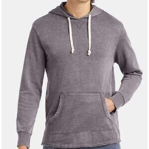 Alternative Apparel 8629NM School Yard French Terry Hoodie Washed Nickel Medium